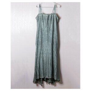 Damianou Silver Crochet/Knit Mother of the Bride Dress - Size Large